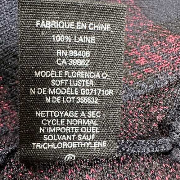 Theory Florencia Burgundy Plaid Wool Poncho Cape Turtleneck - Picture 8 of 13